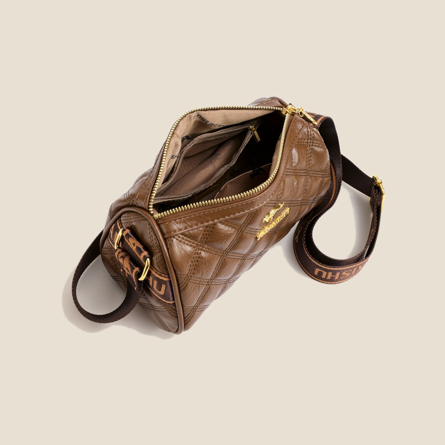 Adjustable Strap PU Leather Shoulder Bag