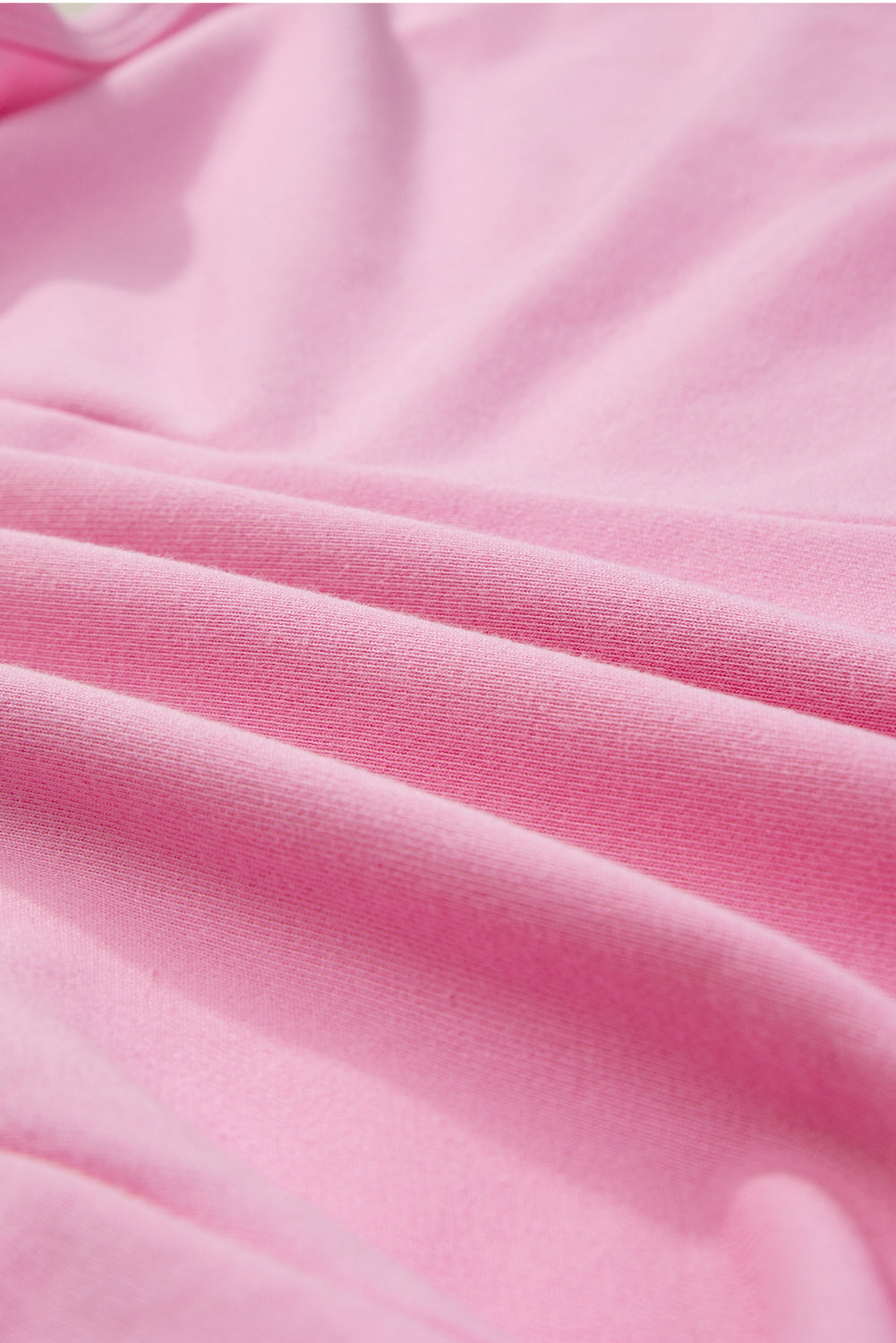 Pink Sleeveless Pocketed V Neck Jersey Romper